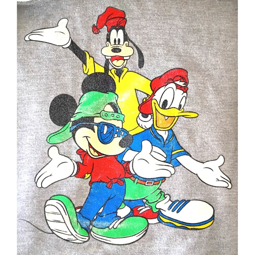Vintage Style Disney Neff "The Original Crew" Pullover Hoodie Unisex Medium - Picture 3 of 5